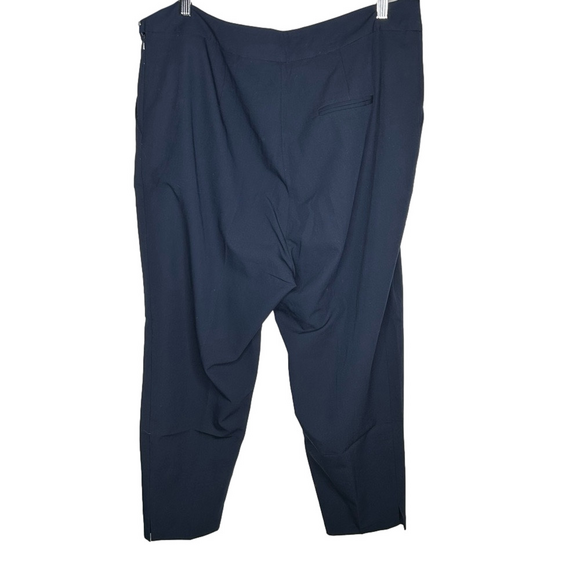 Asos Navy side zip trouser 16 - Picture 8 of 9